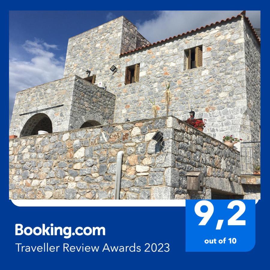Πύργος Παραδοσιακός Με Μαγευτική Θέα - Villa Traditional Tower With Amazing Sea View Areopoli Bagian luar foto